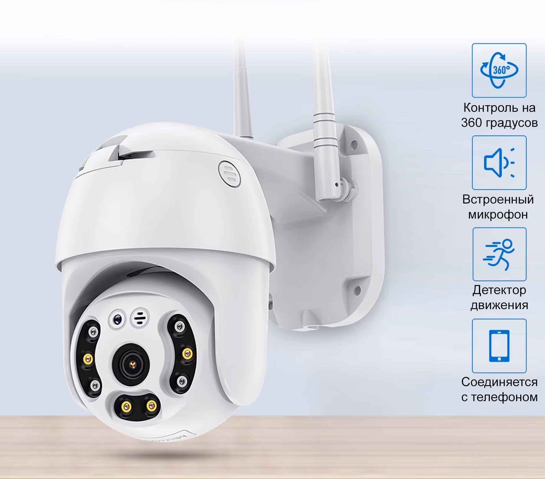 Поворотная Wi-Fi камера